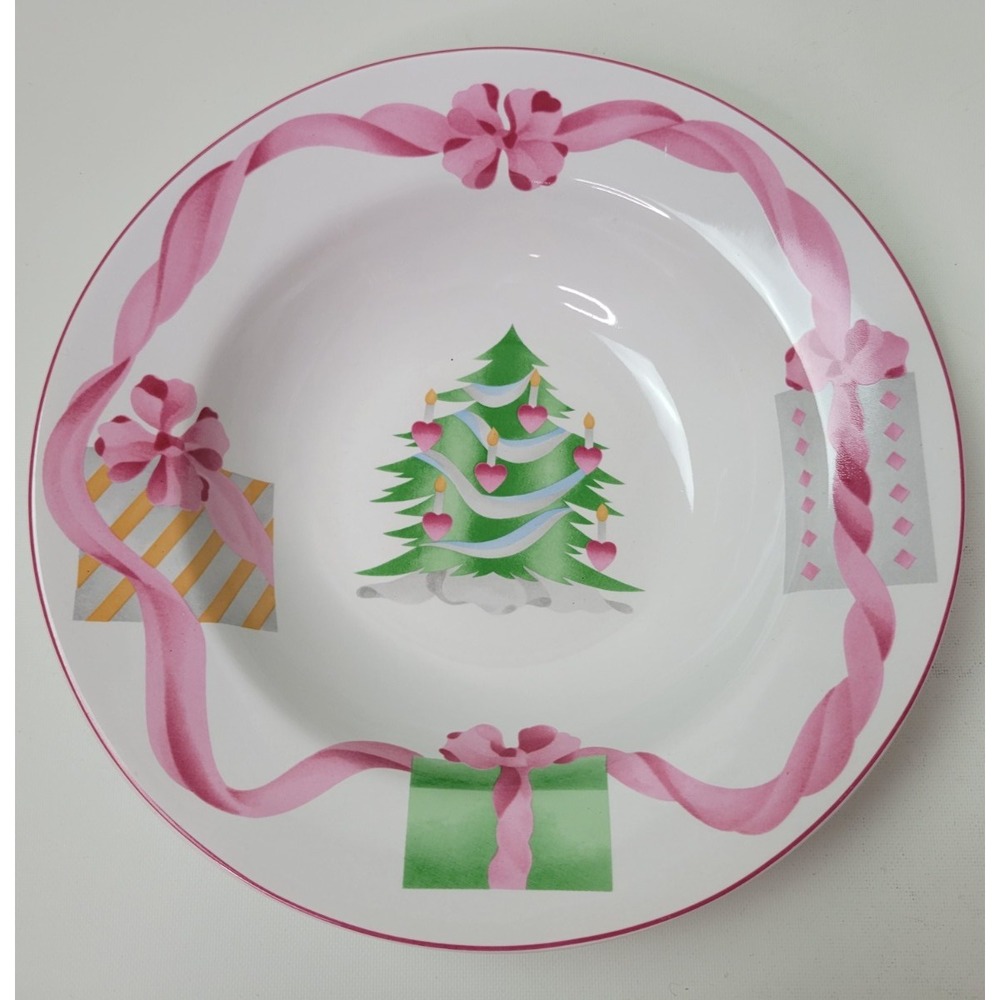 Vintage Sango Home for Christmas 4829 Replacement‎ Rim Soup Bowl 9 1/4"